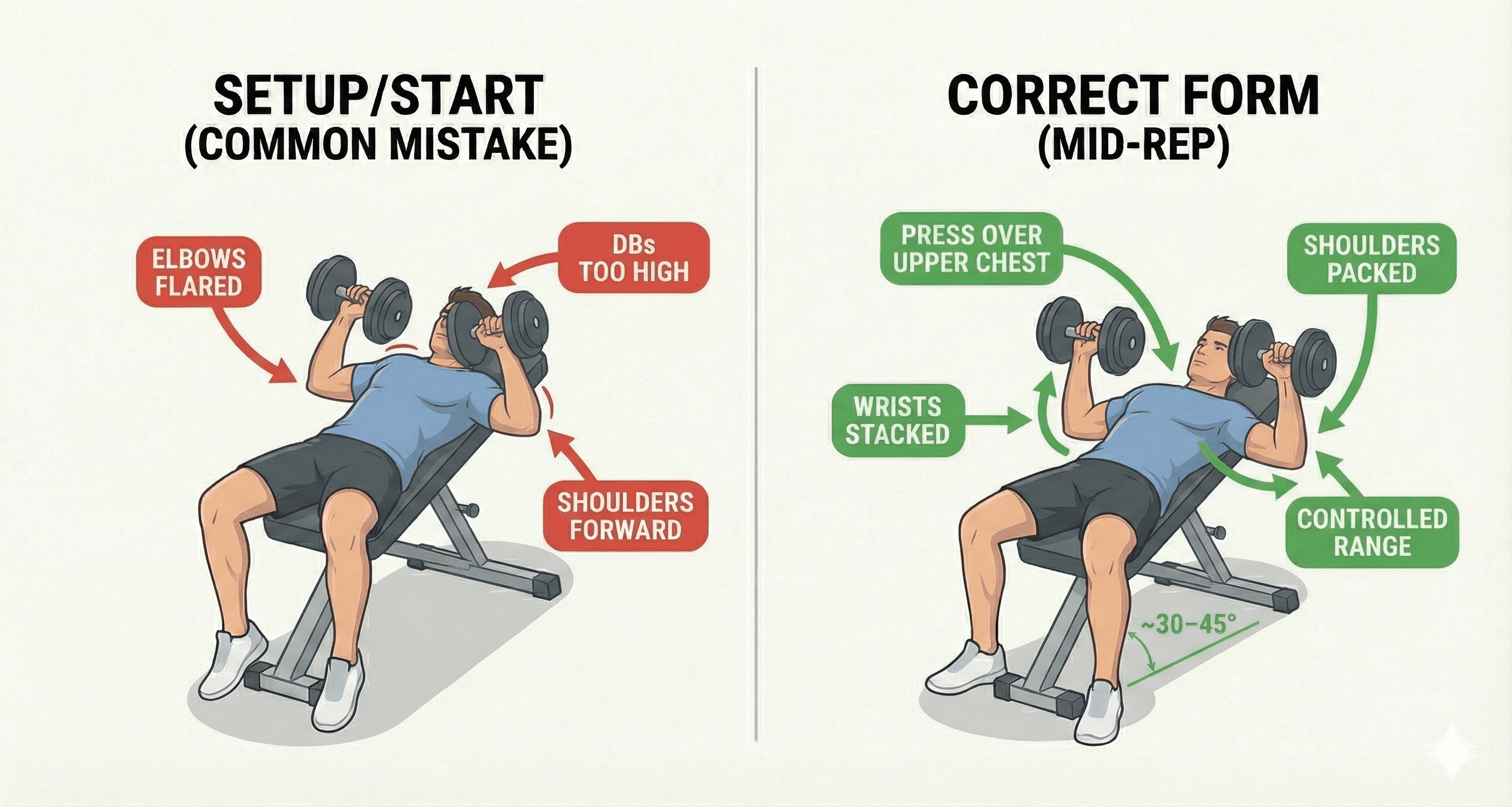 Incline Dumbbell Press